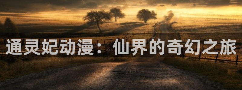 哈哩哈哩动漫网站网页版：通灵妃动漫：仙界的奇幻之旅